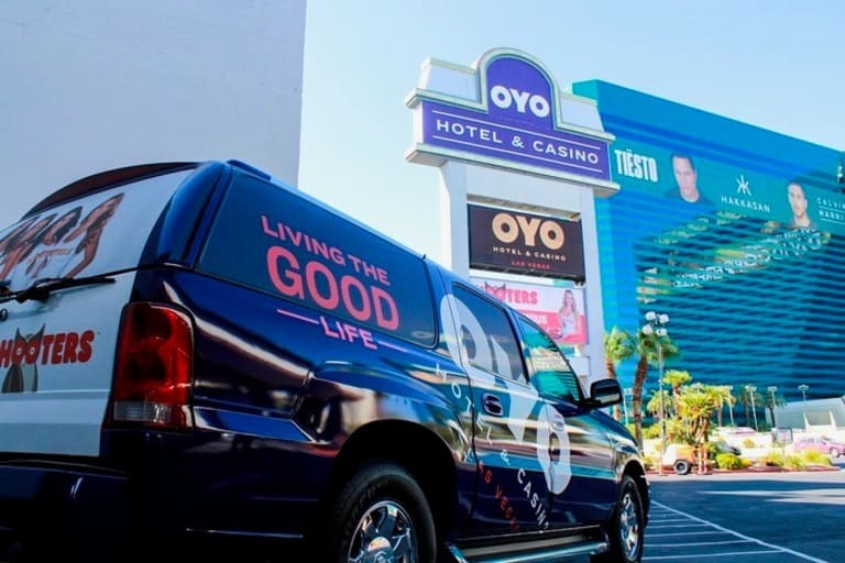 Exterior Escalade and Marquee